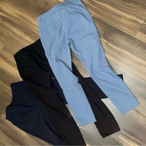 (3) pairs of women’s The Loft dress pants business casual work school bundle lot